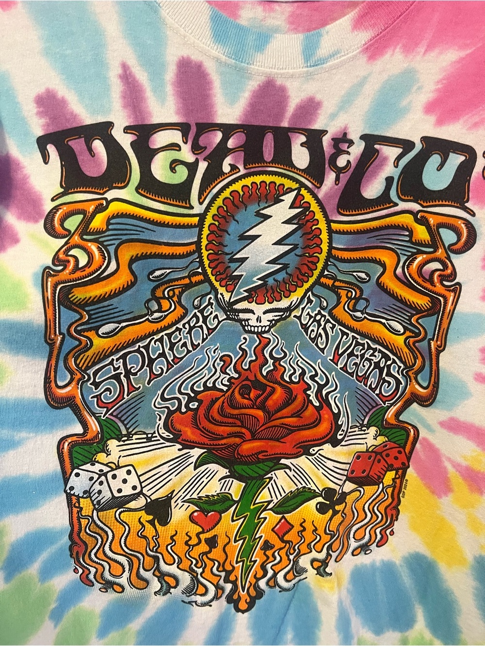 Grateful Dead the sphere Las Vegas opening night tee